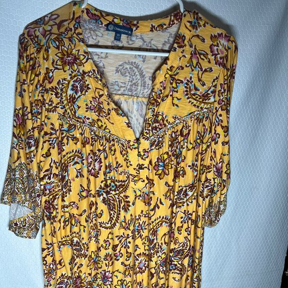 Womans Blouse Yellow Size 2X - Picture 1 of 1